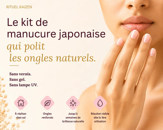 Tableau des bénéfices de la manucure japonaise Rituel Kaizen
